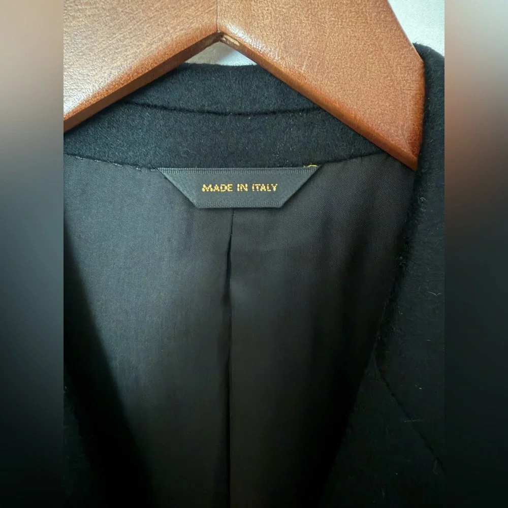 Donna Karen - Men’s 100% Cashmere Blazer Jacket- Black - Sz 40R* Shirt Sleeves